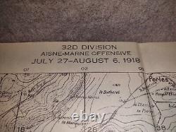 32nd DIVISION SUMMARY OF OPERATIONS IN THE WORLD WAR, 4 Maps & Summary 1943