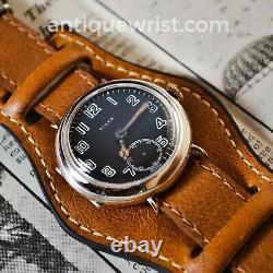 34mm Rolex W&D 1918 WW1 military officers trench vintage men's wrist watch
