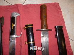 3 FASCIST DAGGERS MVSN KNIFE SWORD EAGLEBEAK MODEL 37-ww1-ww2