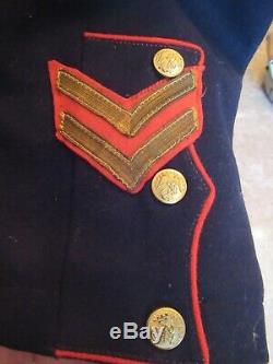 3rd Battalion 6th Marines WWI patched USMC Uniform