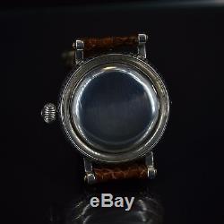 42 mm Rolex bubble back niello vintage men's watch antique military WW1 trench