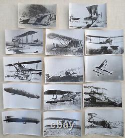 47 4x7 WORLD WAR I AIRPLANE AVIATOR PILOT ACE VINTAGE PHOTO VARIETY RICHTHOFEN