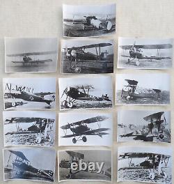 47 4x7 WORLD WAR I AIRPLANE AVIATOR PILOT ACE VINTAGE PHOTO VARIETY RICHTHOFEN