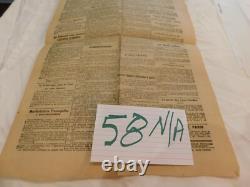 487 WWI German INVASION Belgium England will Fight PARIS NEWS August 1914