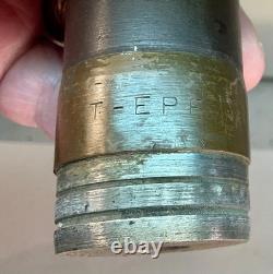 #514 Us Military Ww1 Trench Art Shell Well Marked, Dated 1918