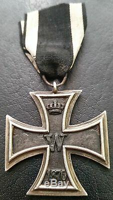 7000 German Iron Cross II. Class 1870 medal WW1 3 PIECE CONSTRUCTION MAGNETIC