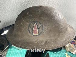 89th Division Painted Doughboy Helmet