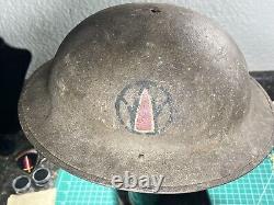 89th Division Painted Doughboy Helmet