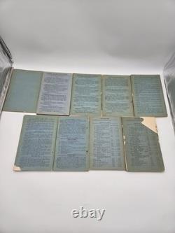 9x WWI Naval and Military Despatches 1914-1918 London Gazette HMSO Book Lot