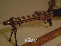 Antique 1914-1919 Ww1 Trench Art Lewis Gun