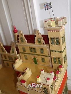 ANTIQUE TOY FORT CASTLE EARLY 20th CENTURY PRE WW1 VERY RARE GERMAN HANDMADE