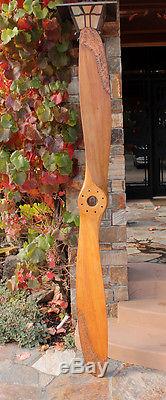 ANTIQUE Vintage WWI Wood Wooden Airplane Propeller Curtiss JN-4 Aircraft