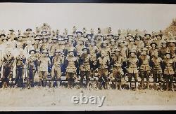 ANTIQUE WORLD WAR 1 PHOTOGRAPH 1919 1ST MEETING GARVIN CNTY AMERICAN LEGION tuvi