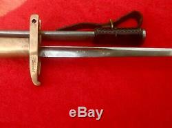 A World War One Webley Pistol Bayonet, Scabbard & Belt Loop, Serial No. 17143/16