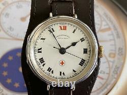 Absolutely Stunning West End Red Cross Signed WW1 Trench Watch Awesome Dial