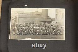 Amazing 1919 WWI Photo Album 37 Moser Military RPPC Battleships Troops