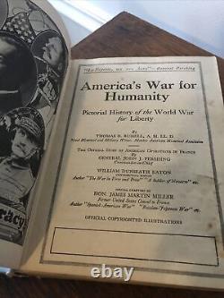 America's War for Humanity Victory Edition by Thomas Russell WWI 1919