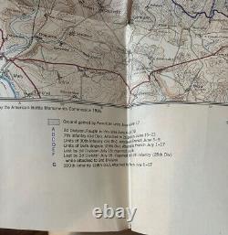 American Armies And Battlefields In Europe, US Printing Office 1938 547 Pg 3 Map
