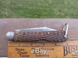 Antique 1909 Schrade Cut Co. Walden N. Y. Knife Ww1 Knife Ww2 Knife