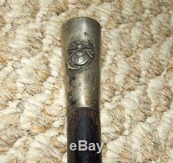 Antique 1915 WWI US Navy Engraved Sterling Silver Presentation Conductor's Baton