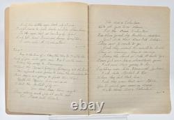 Antique 1917 Composition Book/Journal Militaria WW1 News & Songs READ