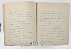 Antique 1917 Composition Book/Journal Militaria WW1 News & Songs READ