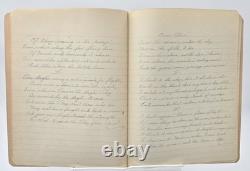 Antique 1917 Composition Book/Journal Militaria WW1 News & Songs READ