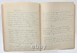 Antique 1917 Composition Book/Journal Militaria WW1 News & Songs READ