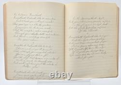 Antique 1917 Composition Book/Journal Militaria WW1 News & Songs READ