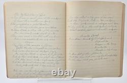 Antique 1917 Composition Book/Journal Militaria WW1 News & Songs READ