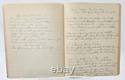 Antique 1917 Composition Book/Journal Militaria WW1 News & Songs READ