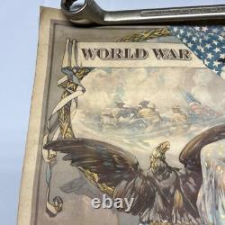 Antique 1917 World War Roster Poster-Company H-10th Pa Infantry
