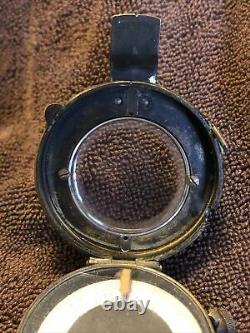 Antique 1918 US Army Corps Of Engineers Compass WWI Marked F-L & SN# 160888