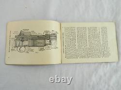 Antique 1918 WWI US Army Model 1917 Rifle Book Army War College Soldier Handbook