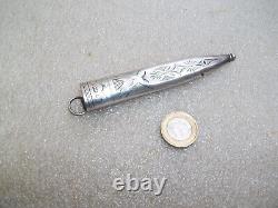 Antique 19th Century Hamilton & Inches Silver Knife Sheath/ Scabbard