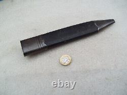 Antique 19th Century Knife Sheath/ Scabbard With Silver Fittings