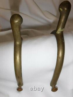 Antique Cavalry Spurs U. S. W. L. Mark Whithorse WWI US WL Army English Riding
