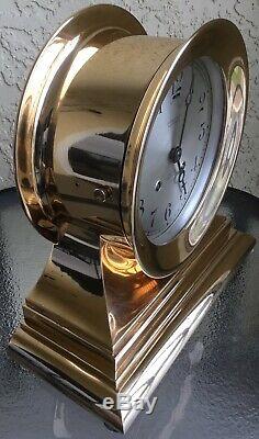 Antique Chelsea Ships Bell Clock Very Rare Admiral Red Brass 6 Dial Ca. 1921