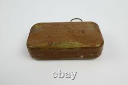 Antique EARLY 1910 WWI Bauer & Black US Army Military Medical First Aid Kit Tin