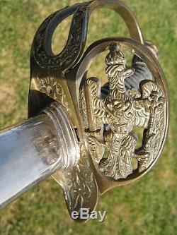 Antique Fancy German Prussian Infantry World War One WW1 Officers Sword