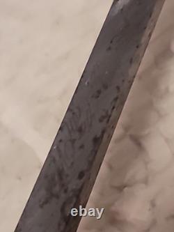 Antique French M1866 Chassepot Sword Bayonet Brass Pommel Military Bayonet