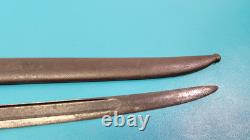 Antique French Model 1866 Chassepot Bayonet Sword + Sheath TR1407