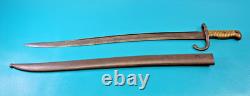 Antique French Model 1866 Chassepot Bayonet Sword + Sheath TR1407