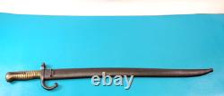 Antique French Model 1866 Chassepot Bayonet Sword + Sheath TR1407 Antique French Model 1866 Chassepot Bayonet Sword + Sheath TR1407
