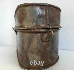 Antique Gallipoli military mess kit canister ration Napoleonic wars British WW1