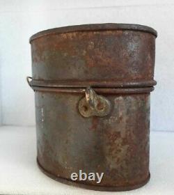 Antique Gallipoli military mess kit canister ration Napoleonic wars British WW1