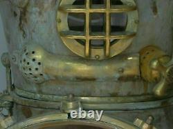 Antique Heavy diving Helmet US Navy/Mark V Sea Scuba/Morse/Boston -18 Replica