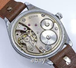 Antique Mens Art Deco 1920s CYMA Tavannes Watch Co. WWI MILITARY Wrist Watch