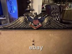 Antique Metal WWI Photo Frame Flying Tigers RARE