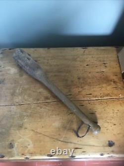 Antique Military WW1 Trophy Relic Trench Club Militaria